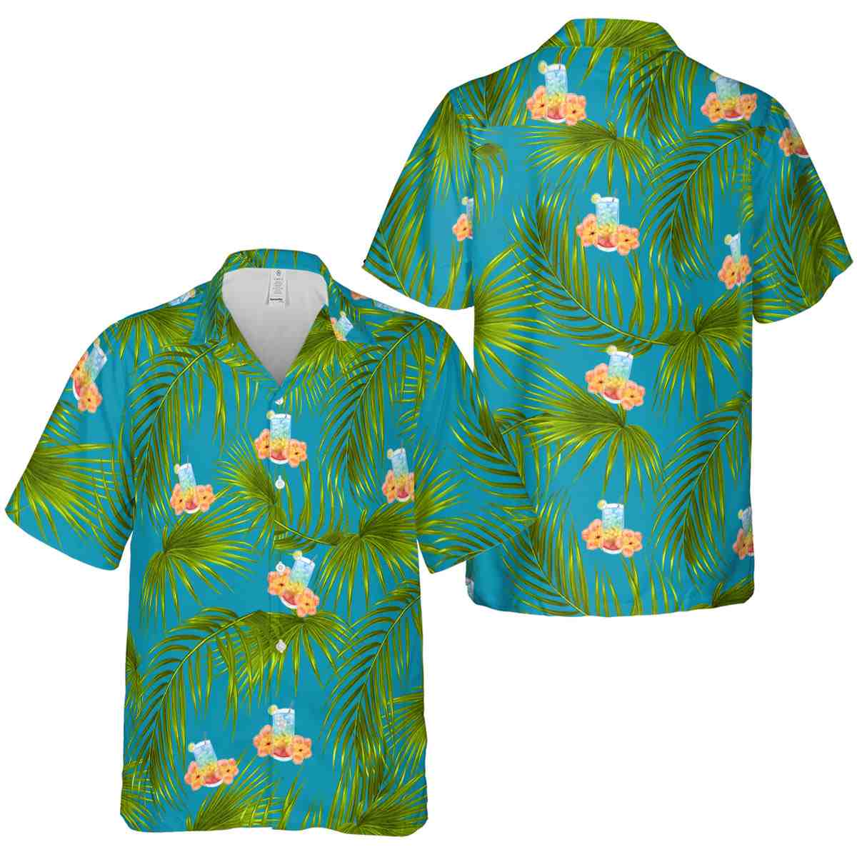 Scotch And Soda Palm Frond Hawaiian Shirt Premium grade Scotch And Soda Palm Frond Hawaiian Shirt Premium grade