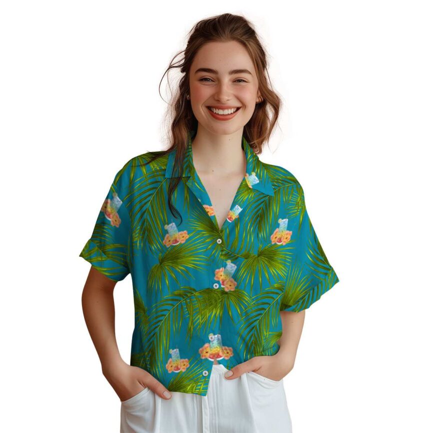 Scotch And Soda Palm Frond Hawaiian Shirt Top rated