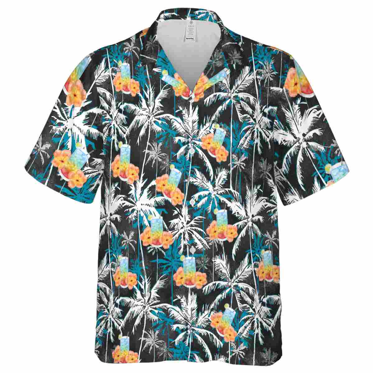 Scotch And Soda Palm Themed Hawaiian Shirt Fashion forward Scotch And Soda Palm Themed Hawaiian Shirt Fashion forward