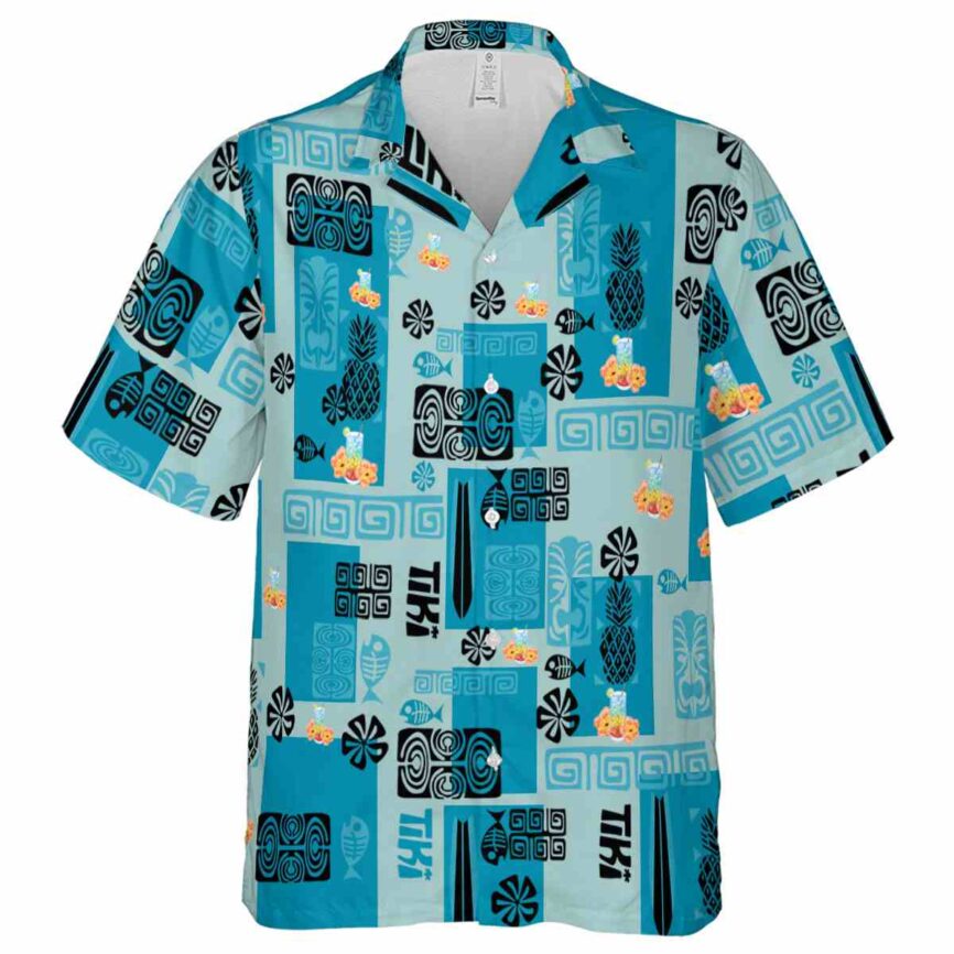 Scotch And Soda Tiki Motifs Hawaiian Shirt Fashion forward
