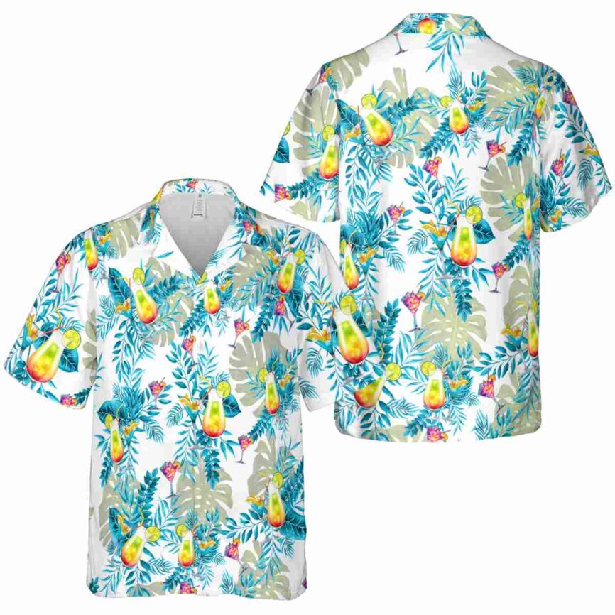 Scotch And Soda Tropical Fronds Hawaiian Shirt Premium grade