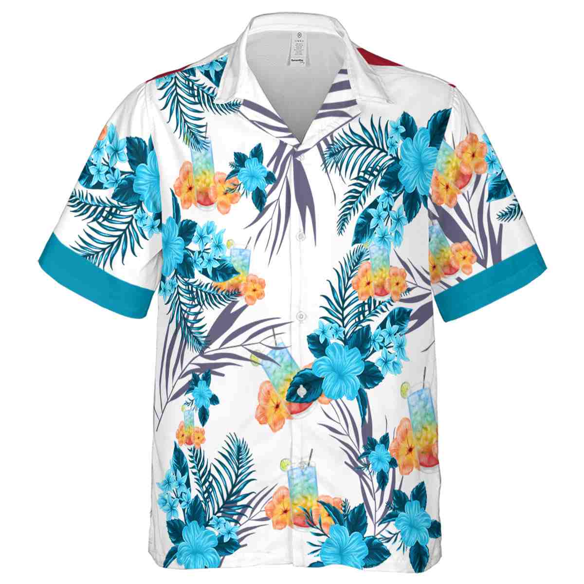 Scotch And Soda US Flag Floral Hawaiian Shirt Fashion forward Scotch And Soda US Flag Floral Hawaiian Shirt Fashion forward