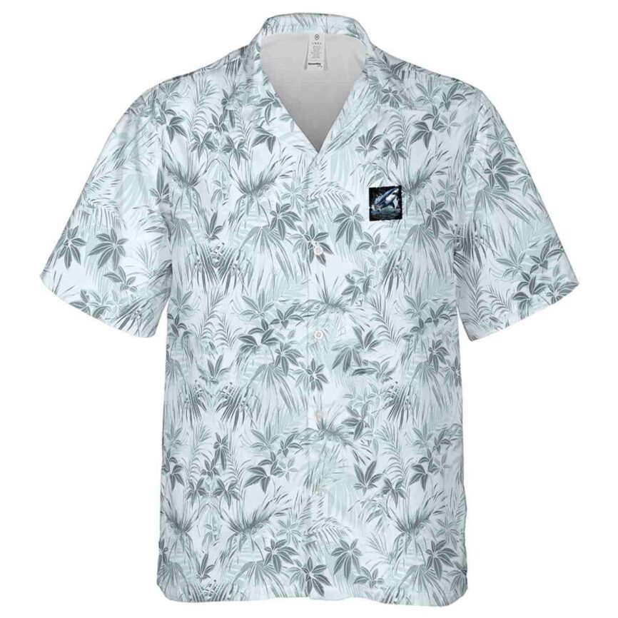 Shark Foliage Print Hawaiian Shirt Fashion forward