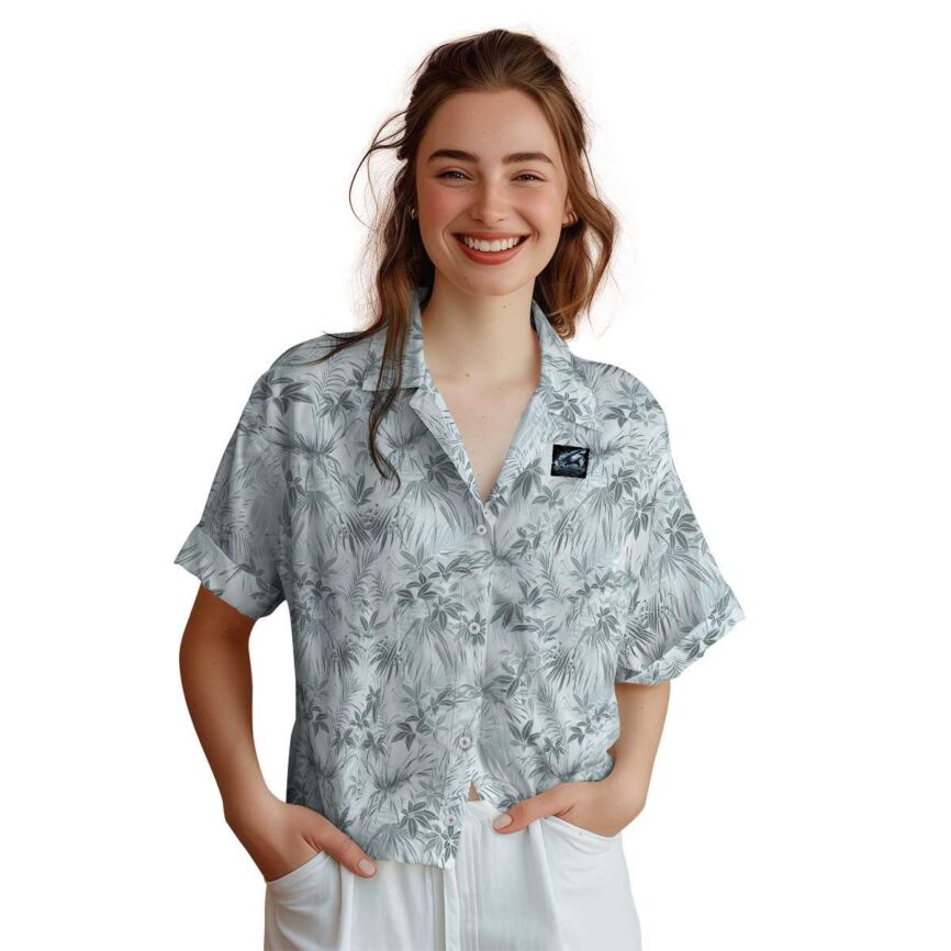 Shark Foliage Print Hawaiian Shirt Top rated