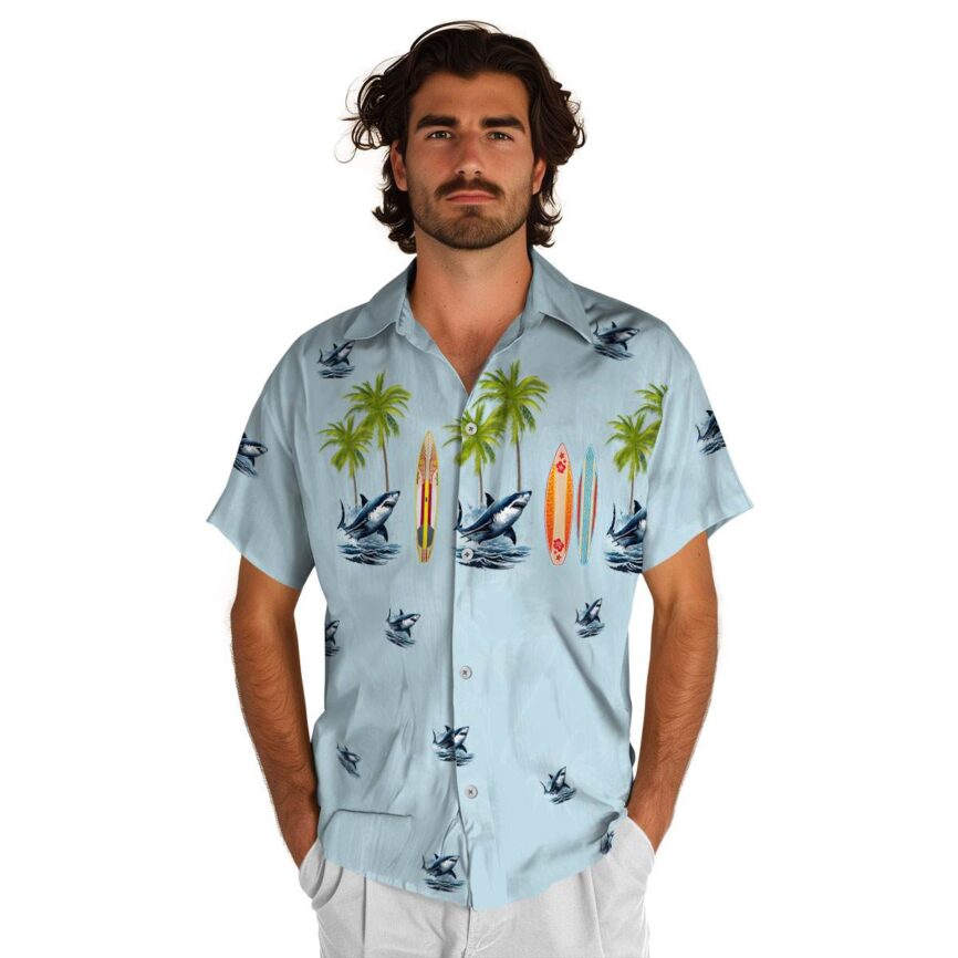 Shark Island Theme Hawaiian Shirt New Arrival