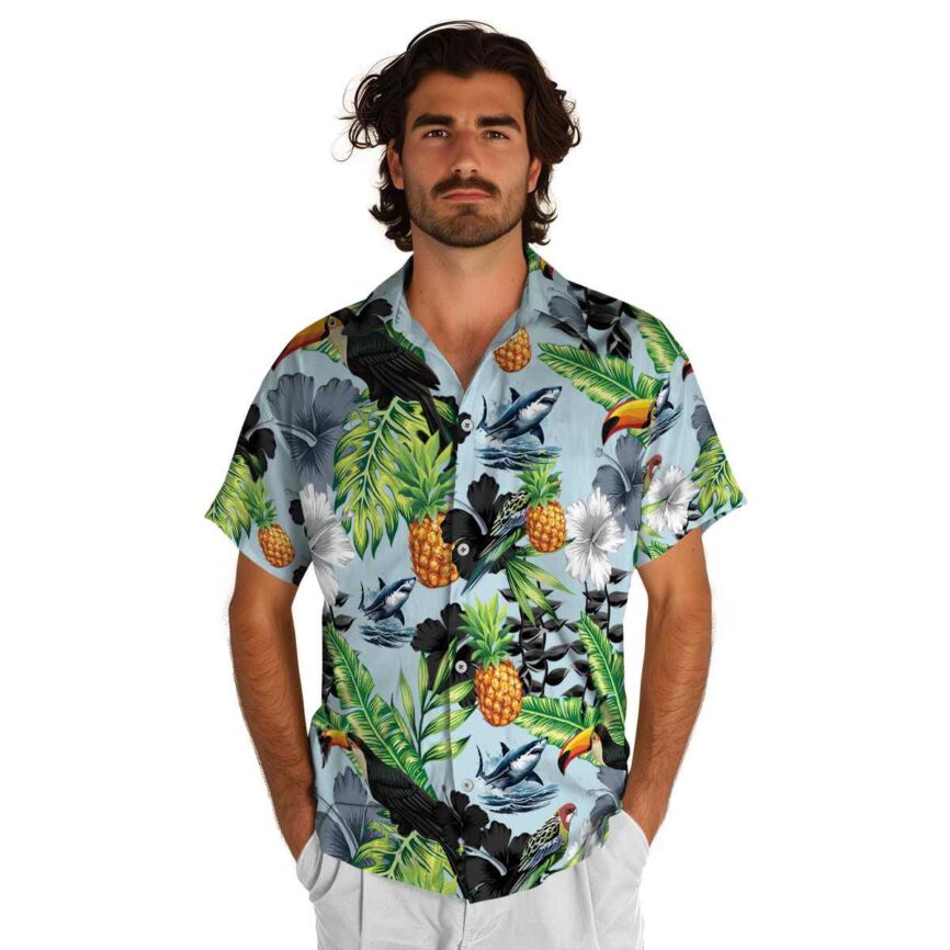 Shark Leafy Toucan Hawaiian Shirt New Arrival