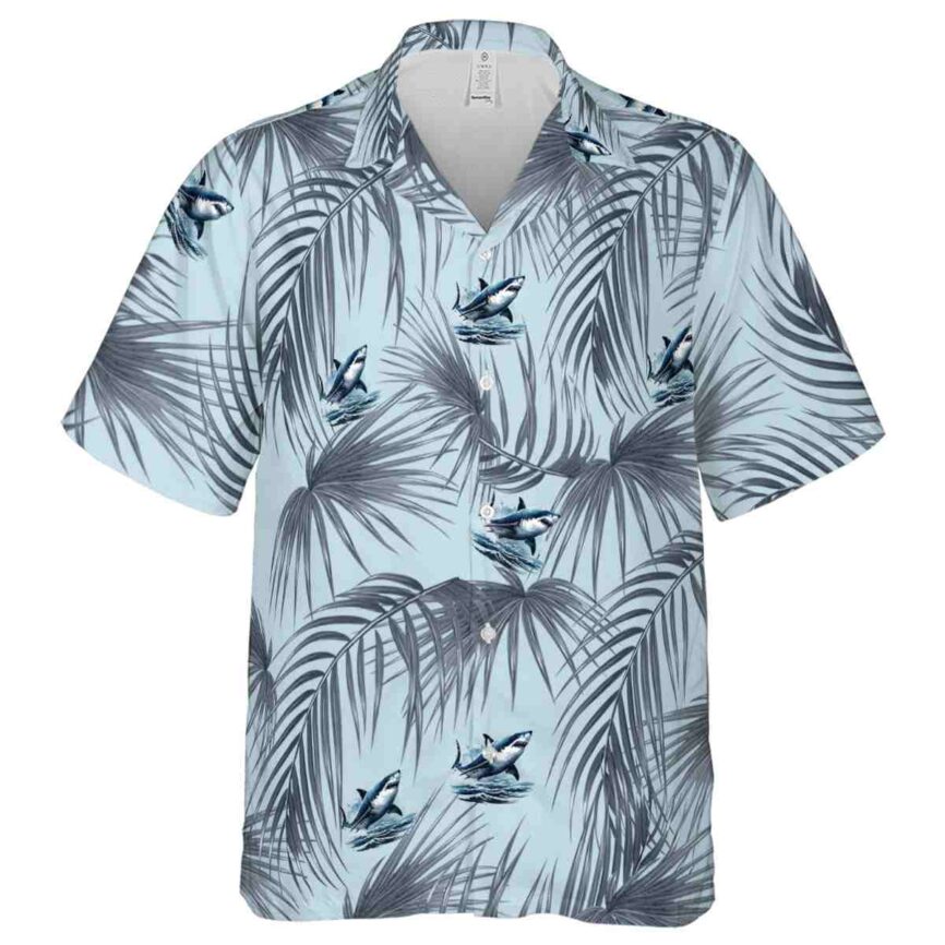 Shark Palm Frond Hawaiian Shirt Fashion forward