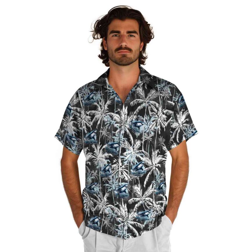 Shark Palm Themed Hawaiian Shirt New Arrival