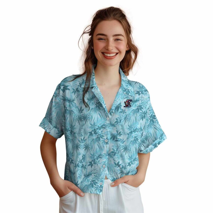 Skiing Foliage Print Hawaiian Shirt Top rated