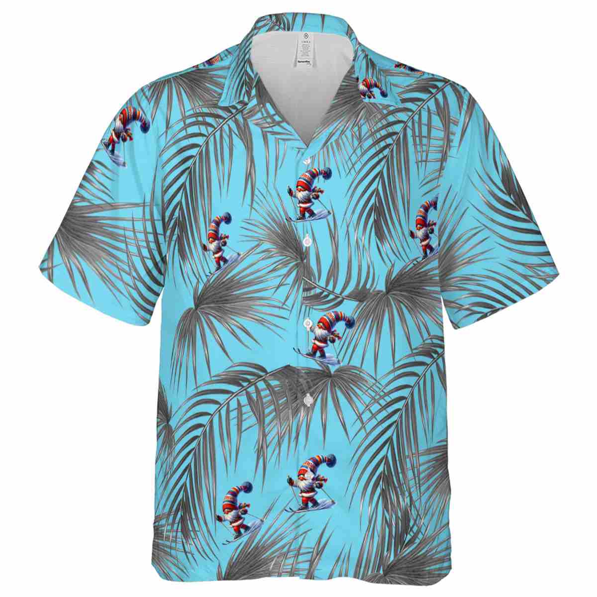 Skiing Palm Frond Hawaiian Shirt Fashion forward Skiing Palm Frond Hawaiian Shirt Fashion forward