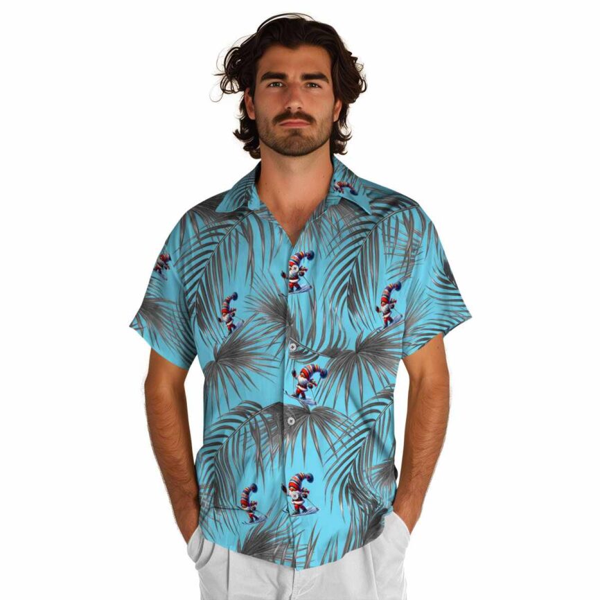 Skiing Palm Frond Hawaiian Shirt New Arrival