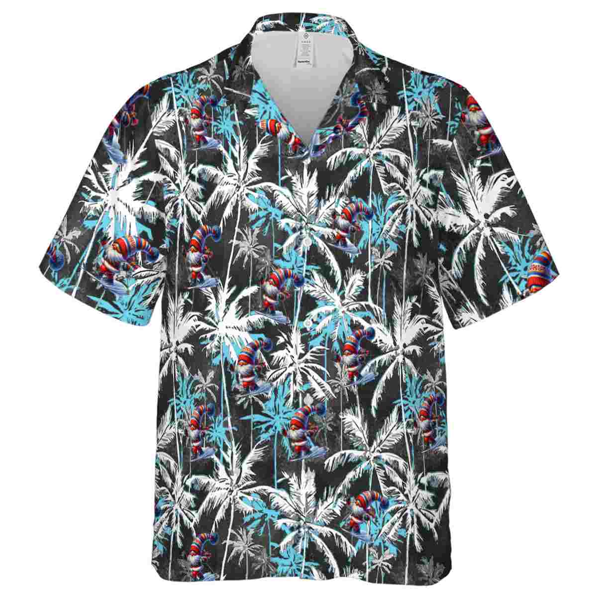 Skiing Palm Themed Hawaiian Shirt Fashion forward Skiing Palm Themed Hawaiian Shirt Fashion forward