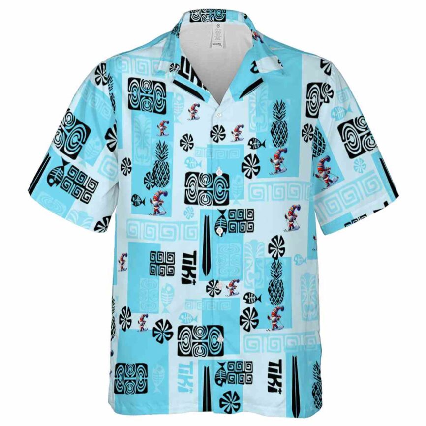 Skiing Tiki Motifs Hawaiian Shirt Fashion forward