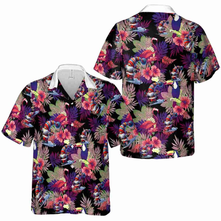 Skiing Tropical Bird Hawaiian Shirt Premium grade