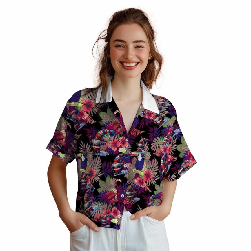 Skiing Tropical Bird Hawaiian Shirt Top rated