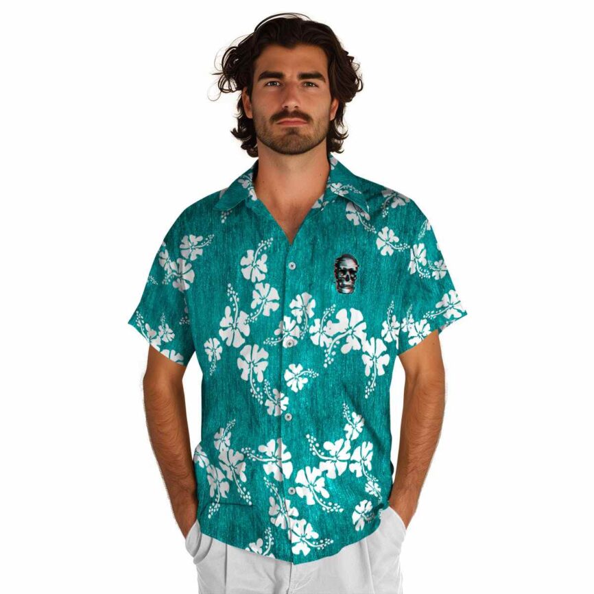 Skull Hibiscus Blossom Hawaiian Shirt New Arrival