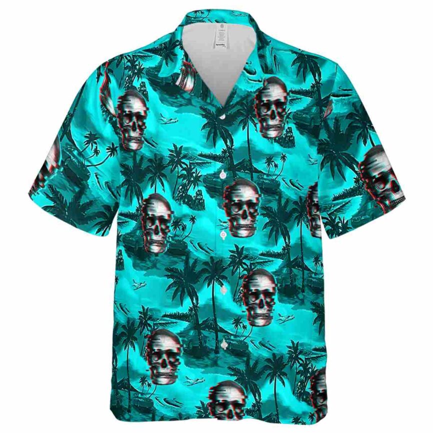 Skull Island Beach Hawaiian Shirt Fashion forward