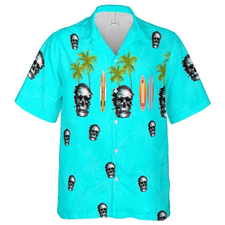 Skull Island Theme Hawaiian Shirt Fashion forward