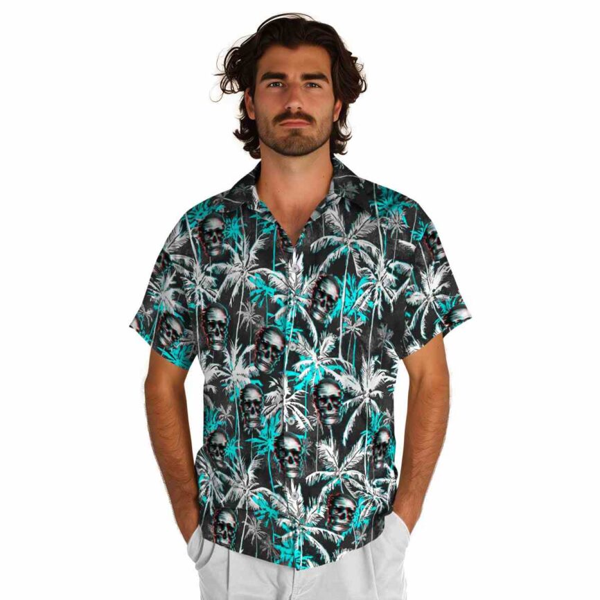 Skull Palm Themed Hawaiian Shirt New Arrival