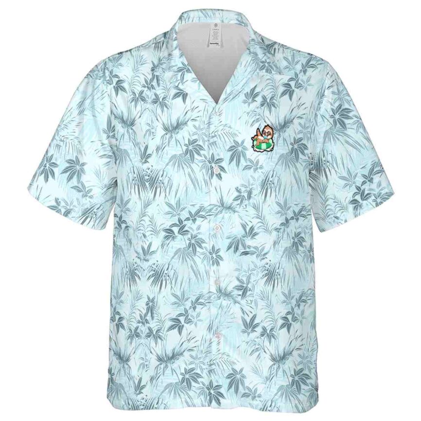 Sloth Foliage Print Hawaiian Shirt Fashion forward