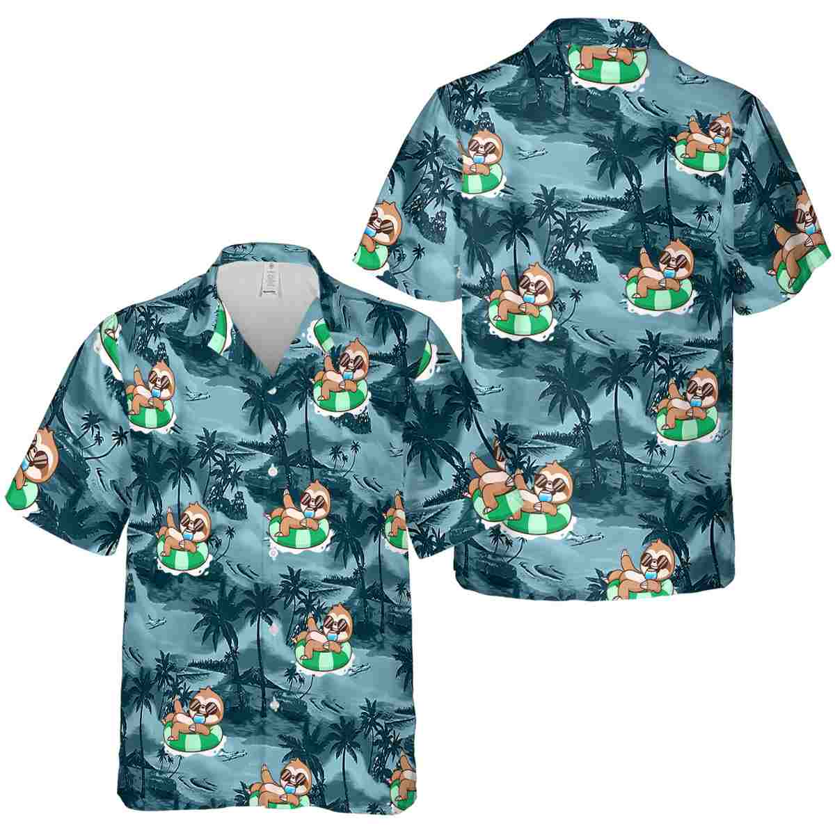 Sloth Island Beach Hawaiian Shirt Premium grade Sloth Island Beach Hawaiian Shirt Premium grade