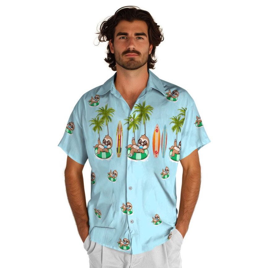 Sloth Island Theme Hawaiian Shirt New Arrival