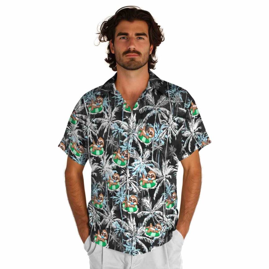Sloth Palm Themed Hawaiian Shirt New Arrival