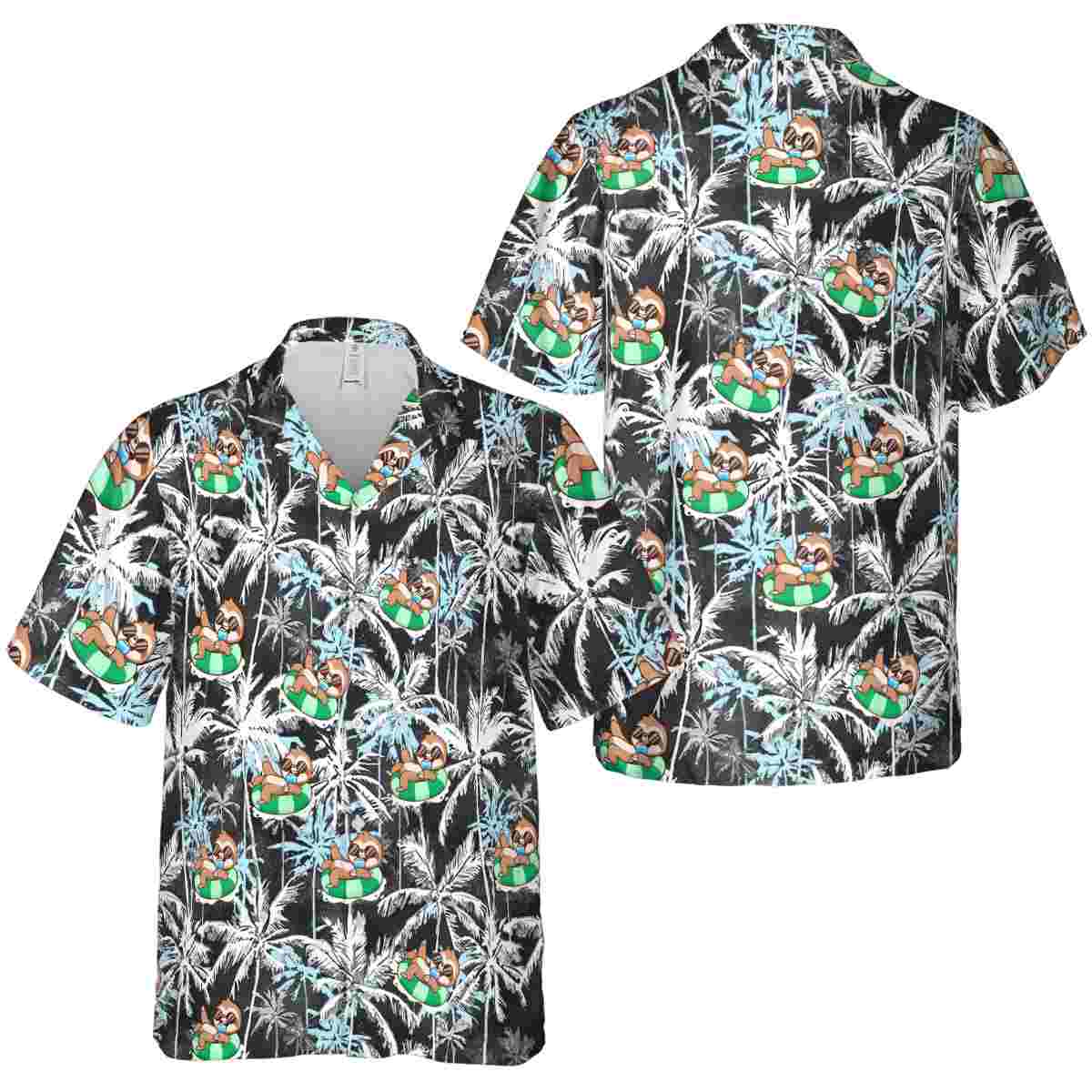 Sloth Palm Themed Hawaiian Shirt Premium grade Sloth Palm Themed Hawaiian Shirt Premium grade