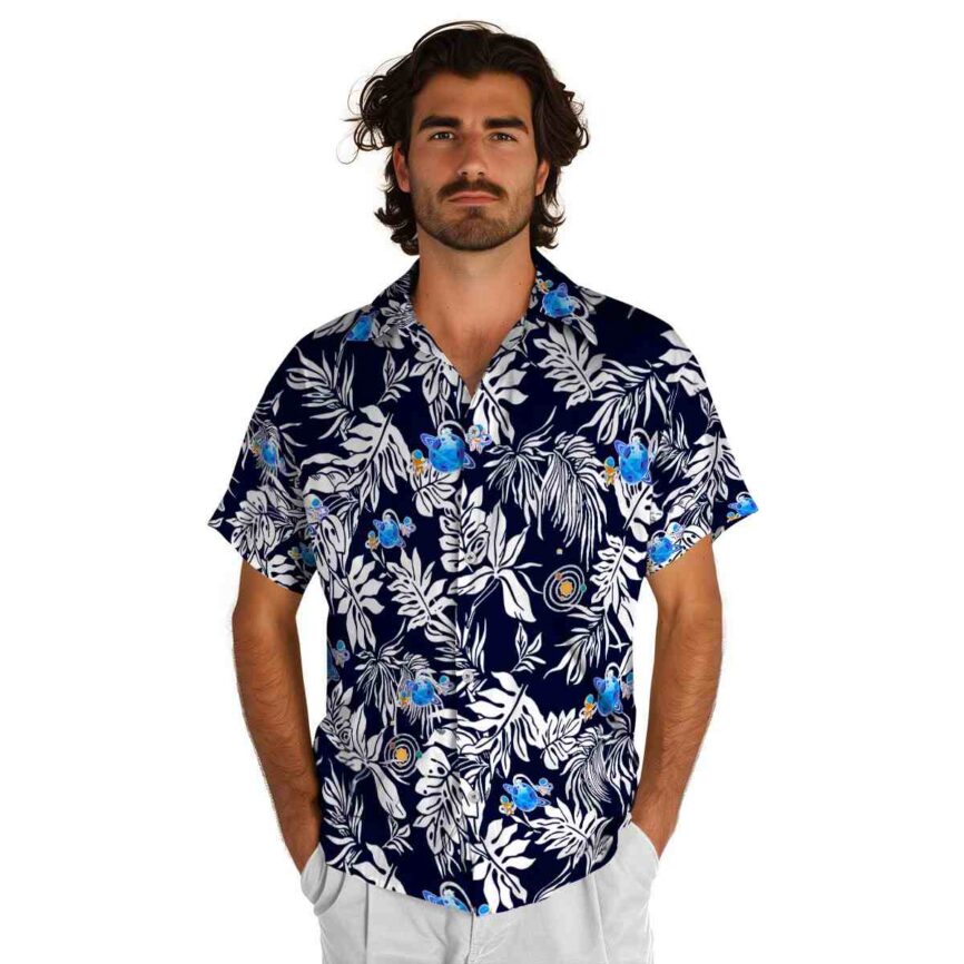 Space Bold Foliage Hawaiian Shirt New Arrival