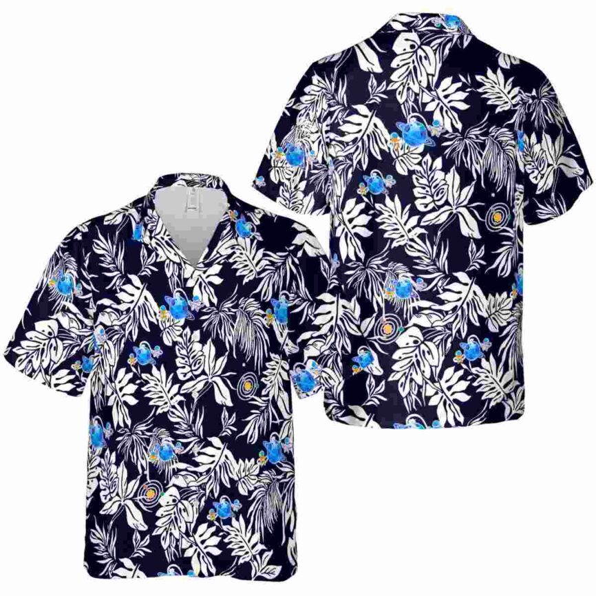 Space Bold Foliage Hawaiian Shirt Premium grade