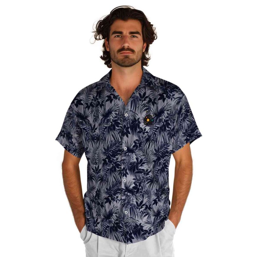 Space Foliage Print Hawaiian Shirt New Arrival
