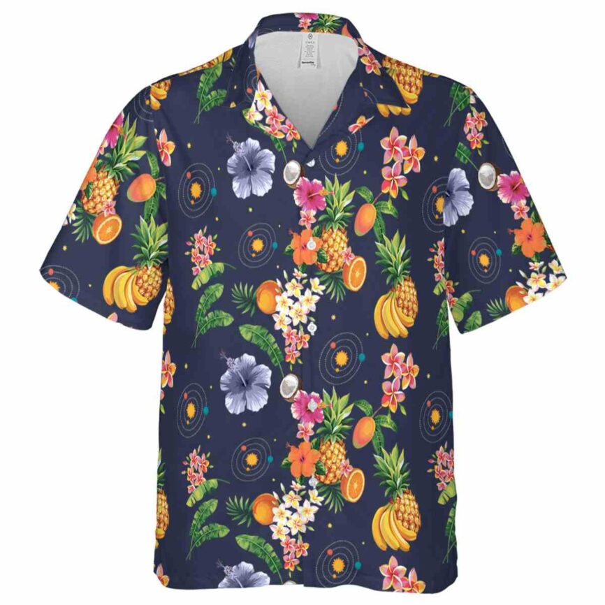 Space Fruit Pattern Hawaiian Shirt Fashion forward