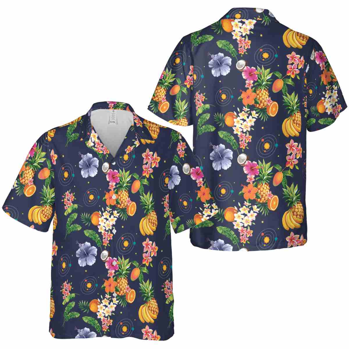 Space Fruit Pattern Hawaiian Shirt Premium grade Space Fruit Pattern Hawaiian Shirt Premium grade