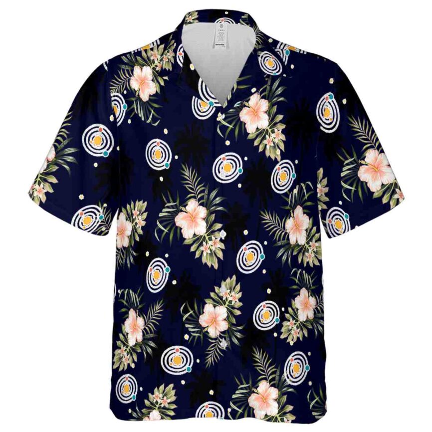 Space Hibiscus Palm Hawaiian Shirt Fashion forward