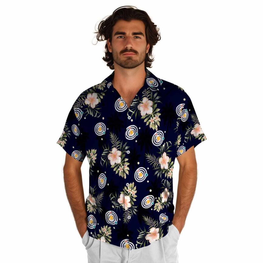 Space Hibiscus Palm Hawaiian Shirt New Arrival