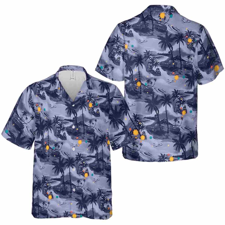 Space Island Beach Hawaiian Shirt Premium grade