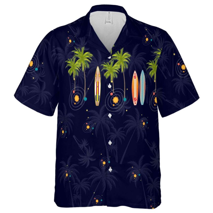 Space Island Theme Hawaiian Shirt Fashion forward