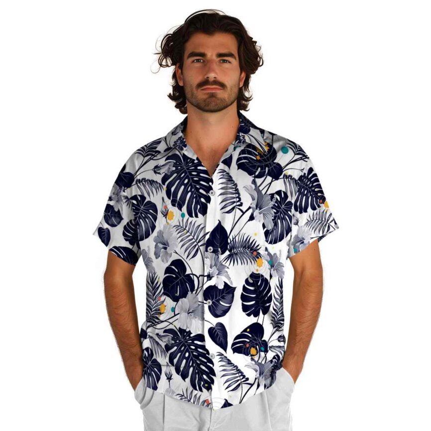 Space Leaf Pattern Hawaiian Shirt New Arrival