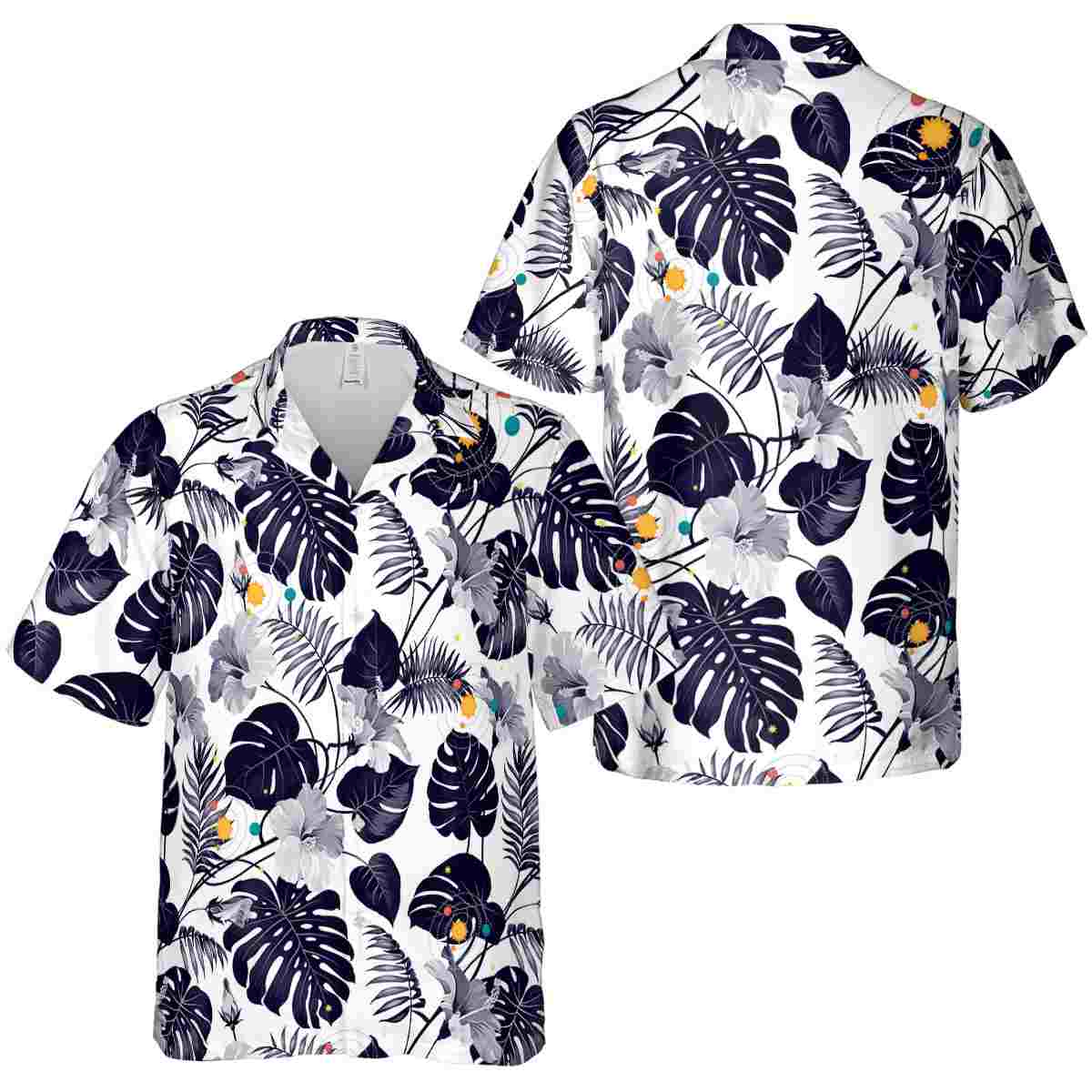Space Leaf Pattern Hawaiian Shirt Premium grade Space Leaf Pattern Hawaiian Shirt Premium grade