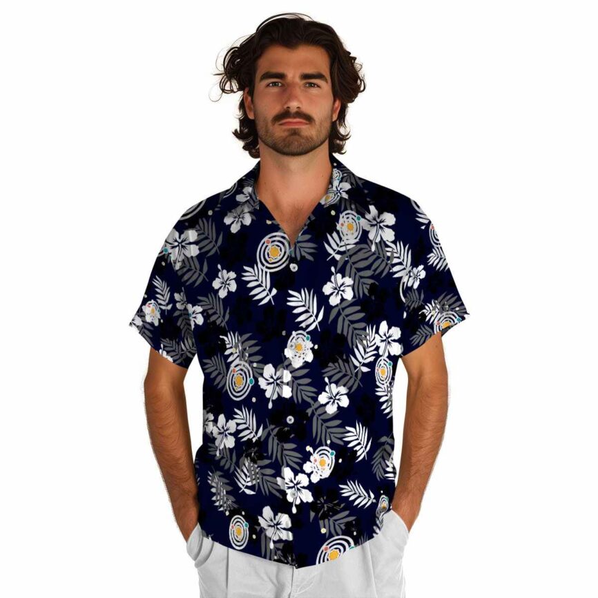 Space Leafy Hibiscus Hawaiian Shirt New Arrival