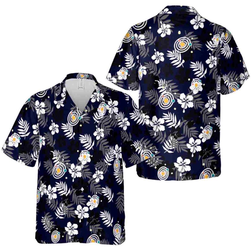 Space Leafy Hibiscus Hawaiian Shirt Premium grade
