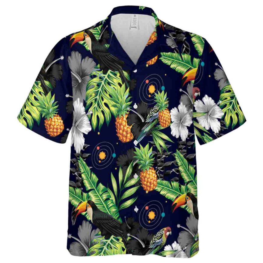 Space Leafy Toucan Hawaiian Shirt Fashion forward