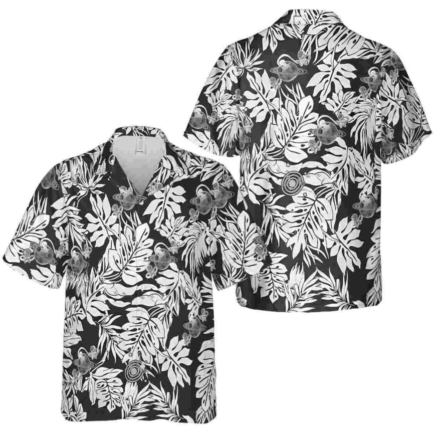 Space Monstera Foliage Hawaiian Shirt Premium grade