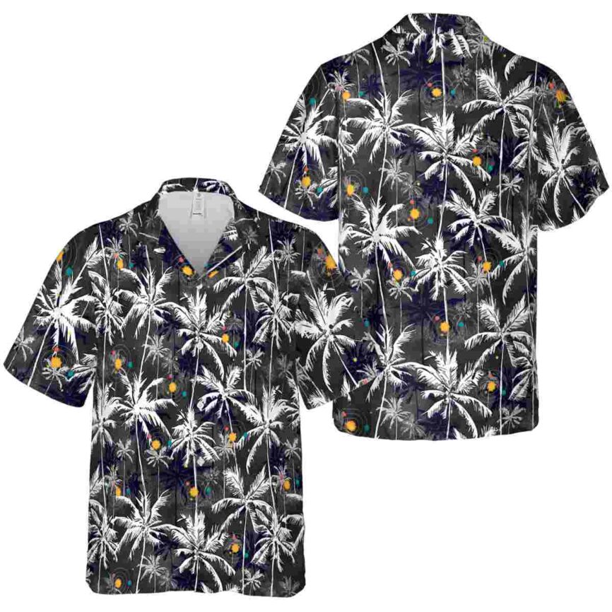 Space Palm Themed Hawaiian Shirt Premium grade