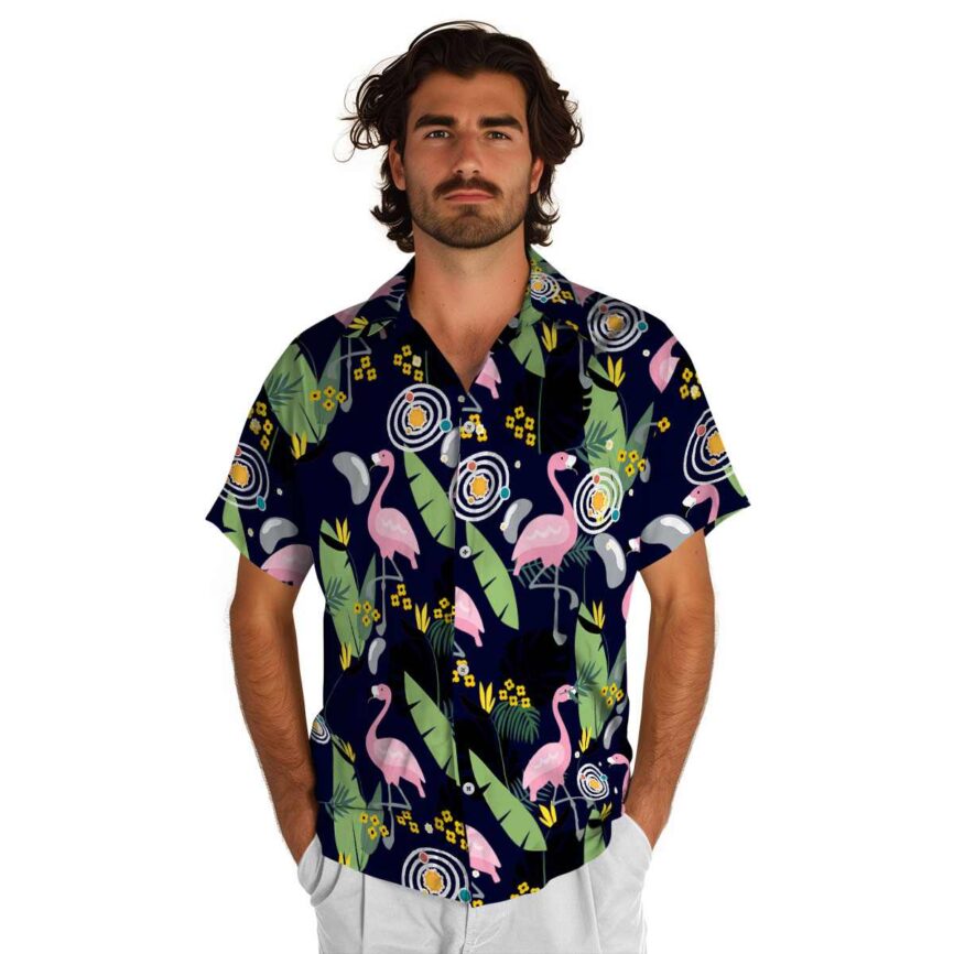 Space Pink Flamingo Hawaiian Shirt New Arrival