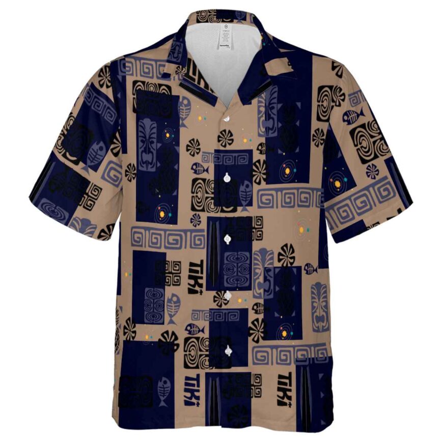 Space Tiki Motifs Hawaiian Shirt Fashion forward
