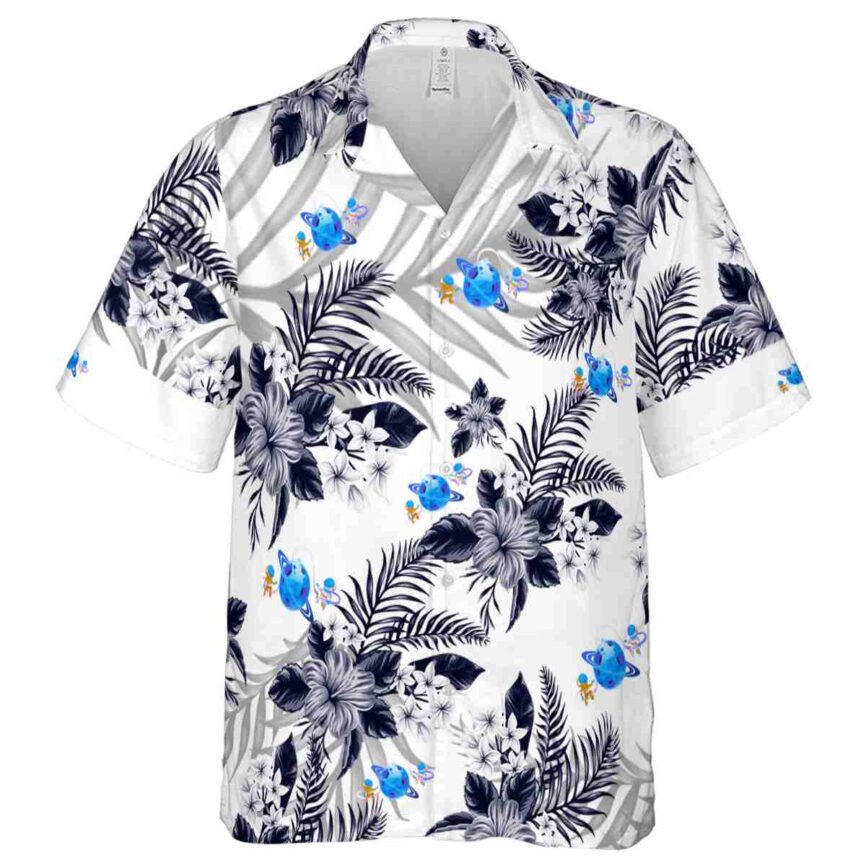 Space Tropical Blossom Hawaiian Shirt Fashion forward