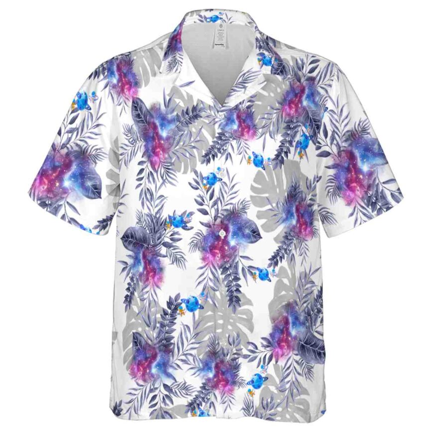 Space Tropical Fronds Hawaiian Shirt Fashion forward
