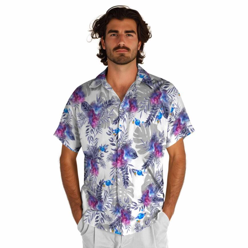 Space Tropical Fronds Hawaiian Shirt New Arrival