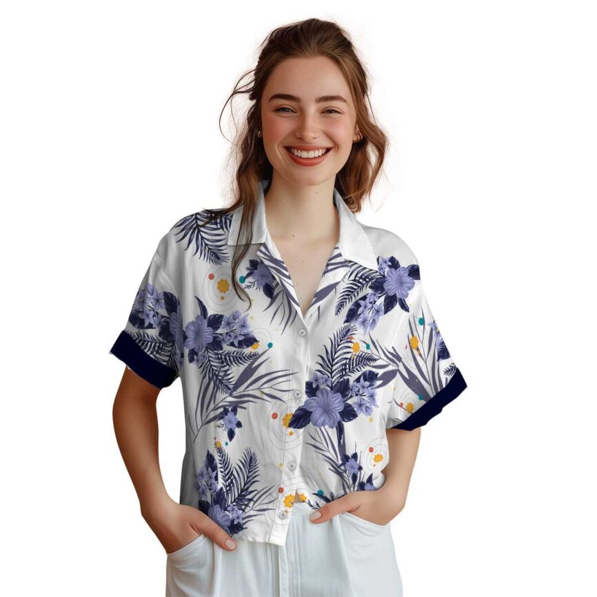 Space US Flag Floral Hawaiian Shirt Top rated
